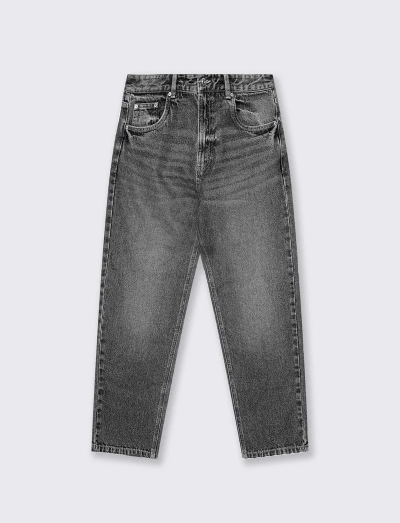 JEANS BAGGY FIT GRIGIO MEDIO. - Grigio