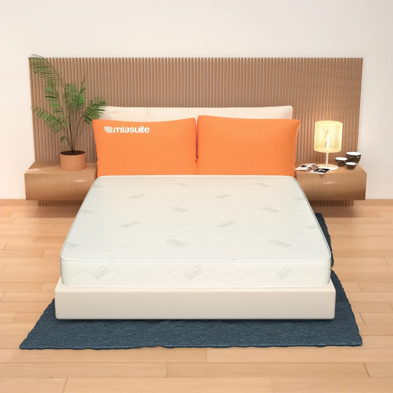 Materasso Alto 11 cm, in Waterfoam, Indeformabile, Ortopedico, Rivestimento Silver | Levante