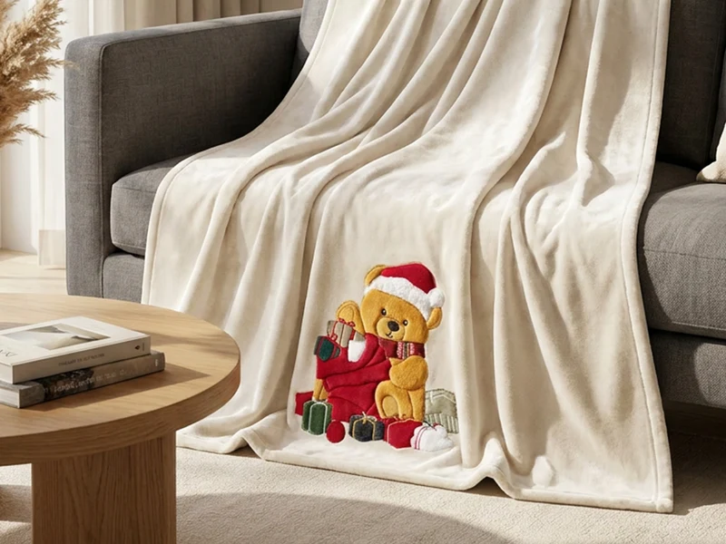 Plaid morbidotto sleep Gift Bear