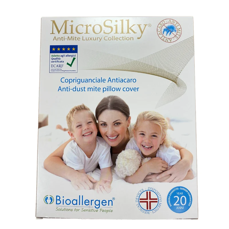 Copriguanciale Bioallergen Antiacaro Microsilky - Disp. Medico cl. 1 - CE