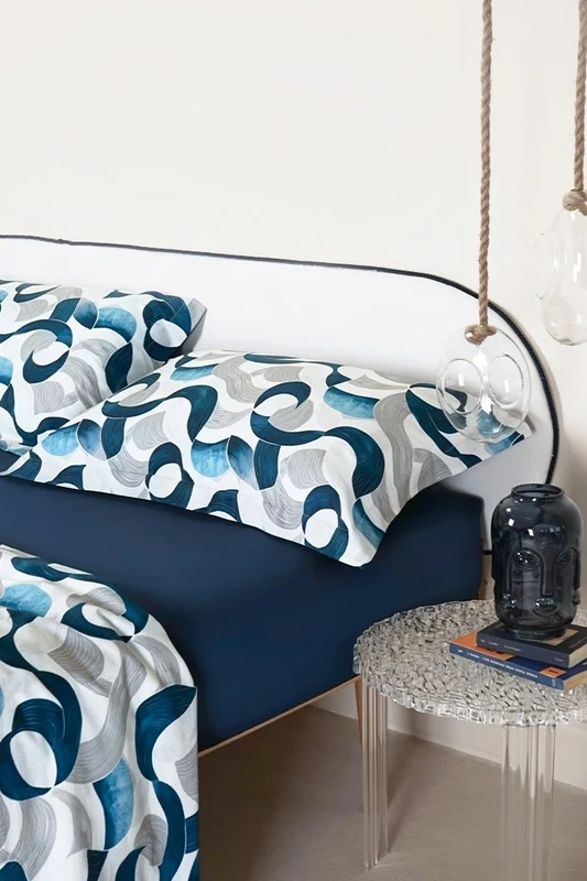 Completo Letto Plinio Neìth in Raso Satin 300 TC