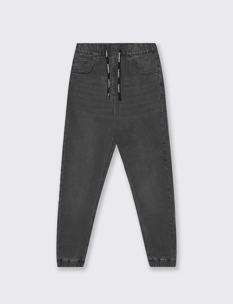 JEANS MODELLO JOGGER - Grigio scuro