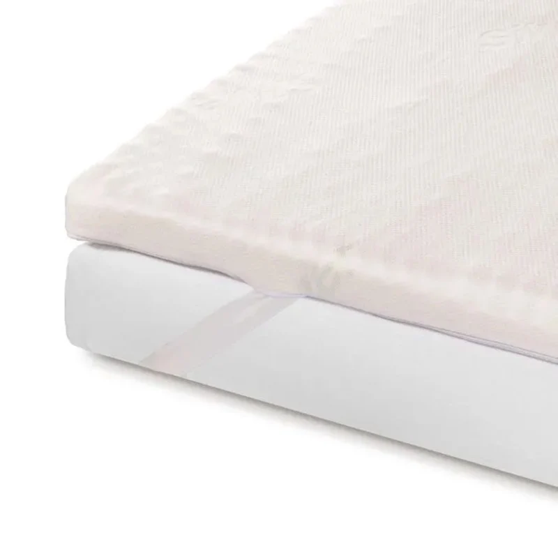 Topper Memory Caleffi matrimoniale con Fodera Antibatterica agli Ioni d’Argento