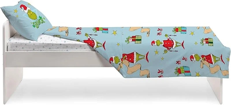 Completo letto singolo The Grinch di Hermet in cotone