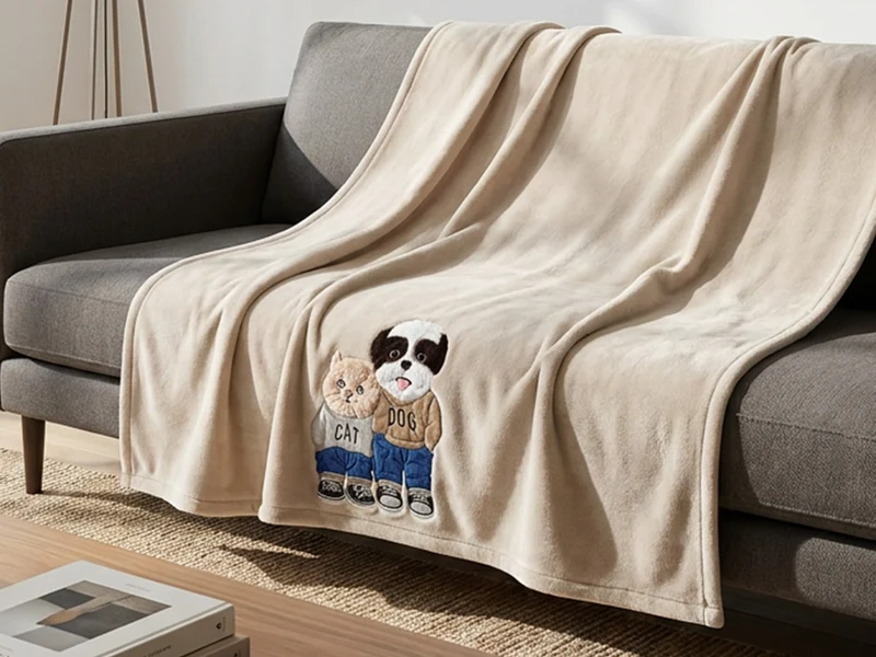 Plaid morbidotto sleep Zampa e Baffi