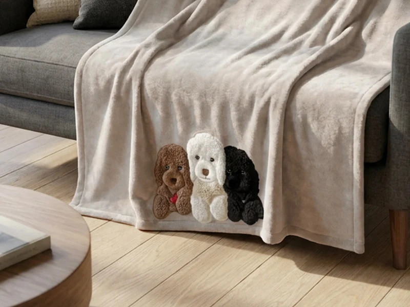 Plaid morbidotto sleep Trio Soft