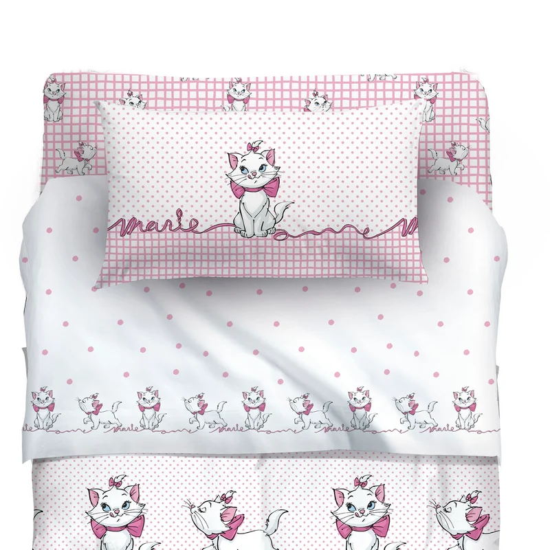 Completo Lenzuola baby aristogatti in Cotone