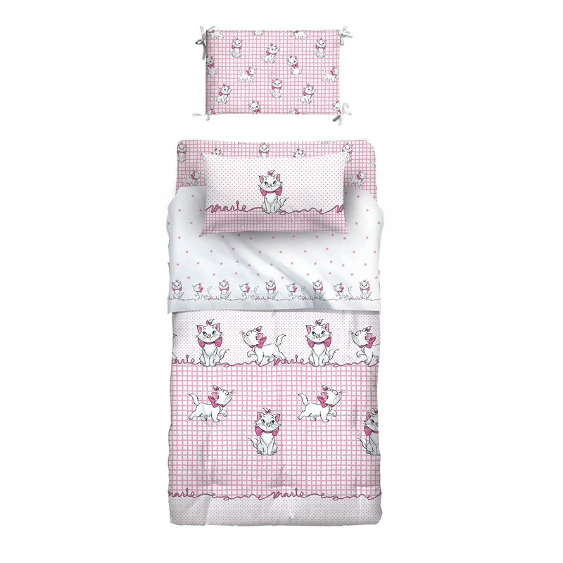 Trapunta con Paracolpi baby aristogatti in Cotone 300 gr/mq