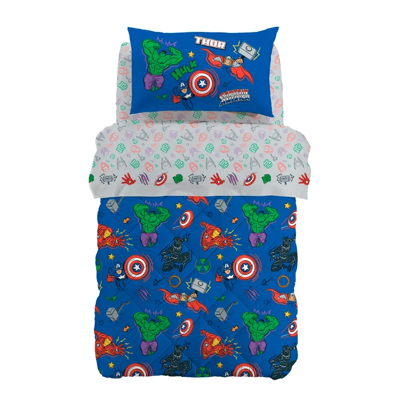 Trapunta avengers shield in Cotone 300 gr/mq