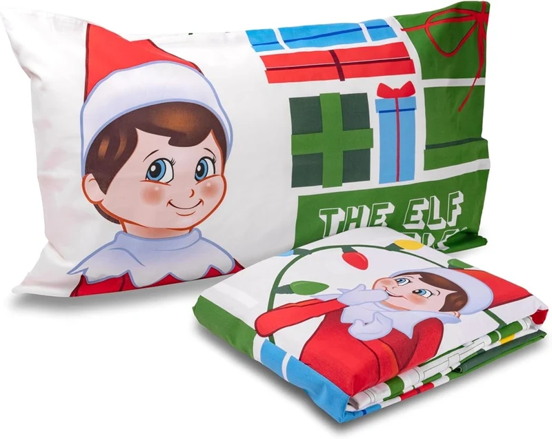 Completo letto 1 piazza Elf on the Shelf in cotone di Hermet