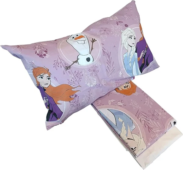Completo letto Disney singolo Frozen in cotone di Hermet Home