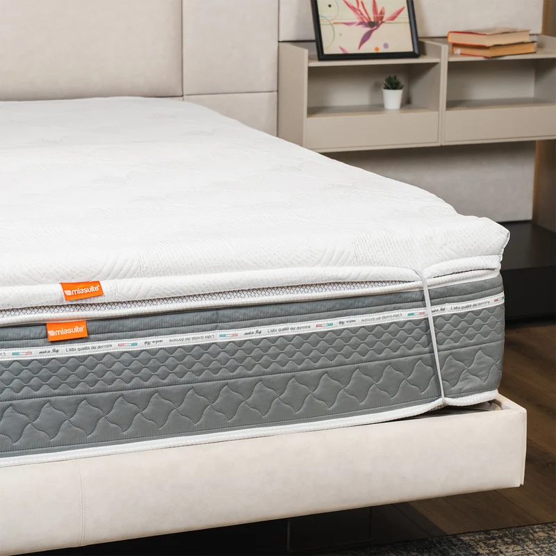 Topper Memory Foam - alto 5 cm, a portanza differenziata, sfoderabile | One H5