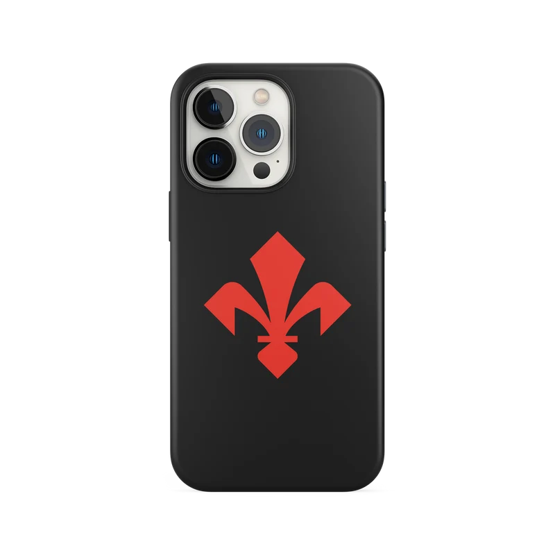 FIORENTINA - COVER LOGO GIGLIO RED