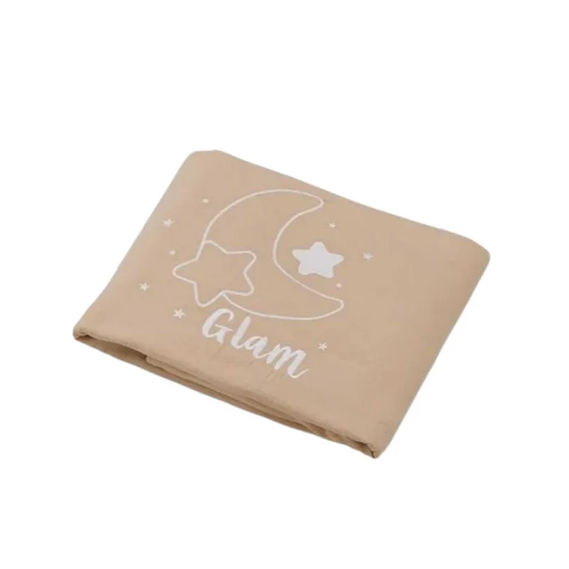 Set Lenzuola per Culla Glammy Azzurra Design