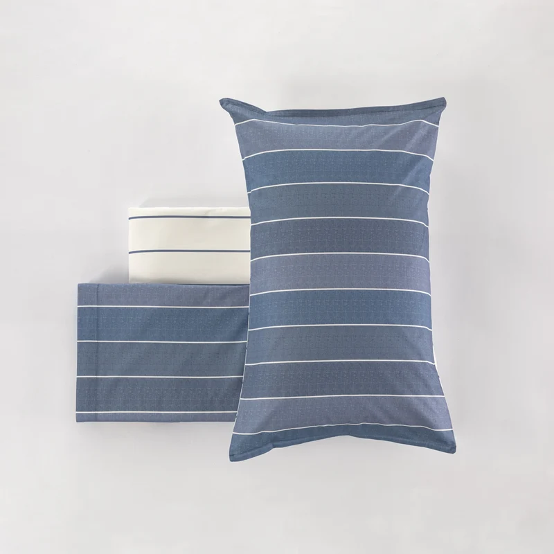 Completo lenzuola Milk righe