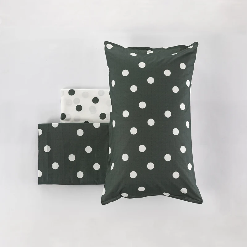 Completo lenzuola Milk pois