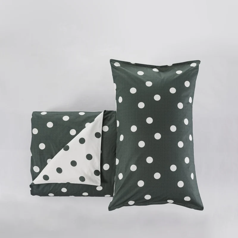Parure copripiumino Milk pois