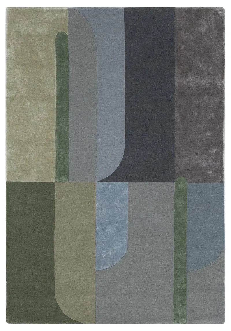 Tappeto Moderno Sherbroke Verde