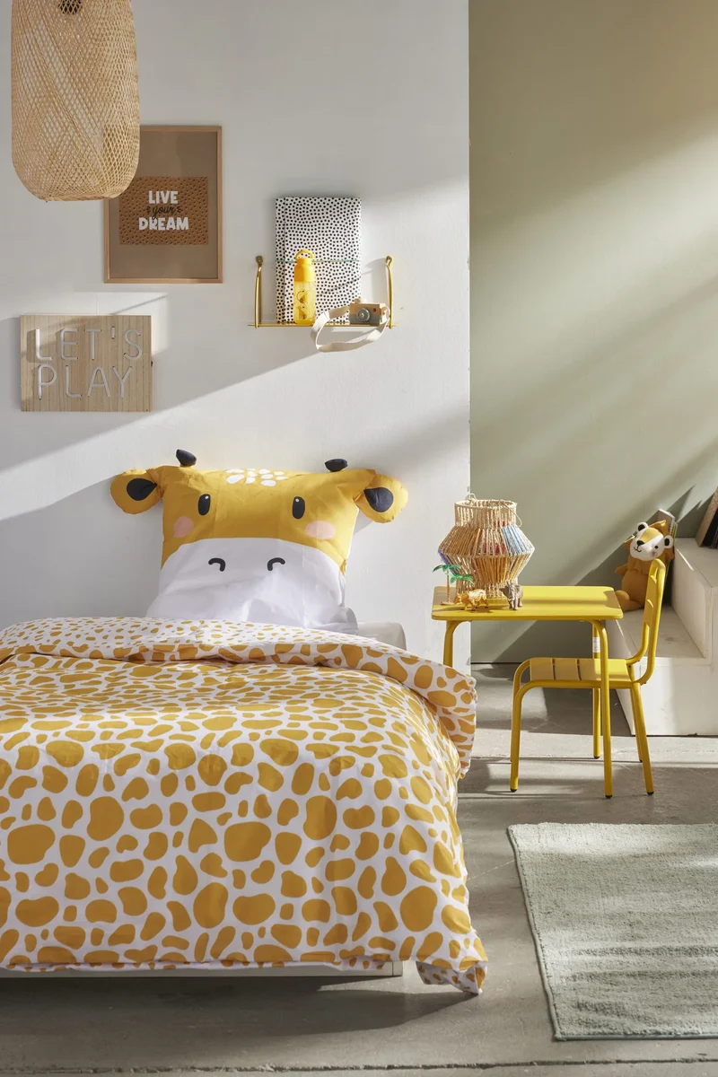 Parure Copripiumino Bambino Kirahvi Sogni nella Savana