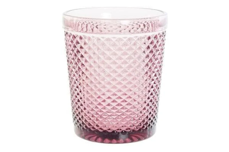 BibiHome | Set 6 Bicchieri Cristallo Rosa 240 ml – Eleganza e Design Iconico Item International