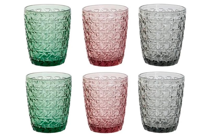 Set 6 Bicchieri Sollievo in Cristallo Item International | 240 ml