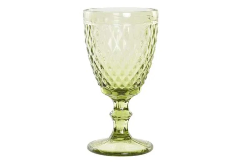 BibiHome | Set 6 Calici Cristallo Verde 325 ml – Eleganza e Design Iconico Item International