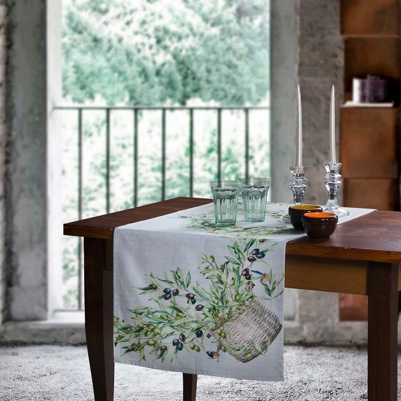 Runner Frantoio Piazza Pitti Firenze in Cotone Olive