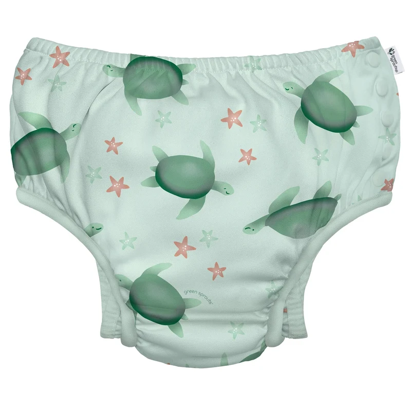 Costume Contenitivo Eco Snap Print Green Sprouts