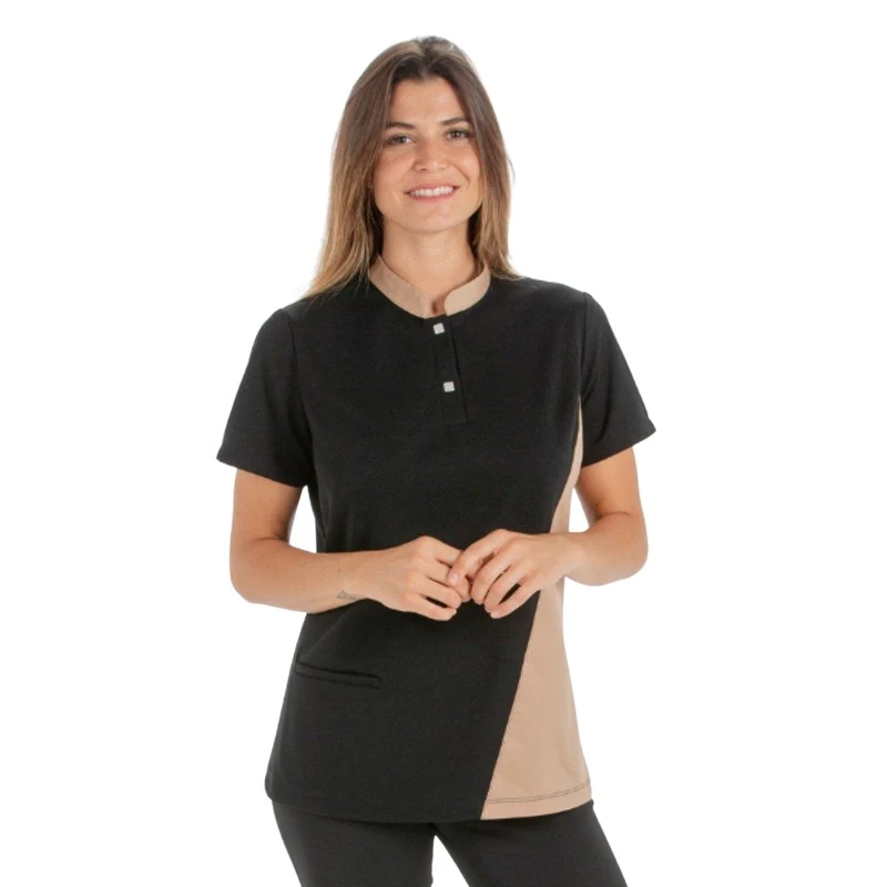 Polo Negro Señorita Costado Arena