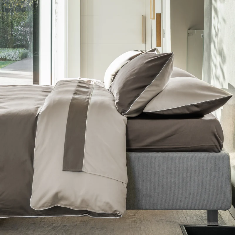 Completo Lenzuola Matrimoniale in Raso, Satin finesse