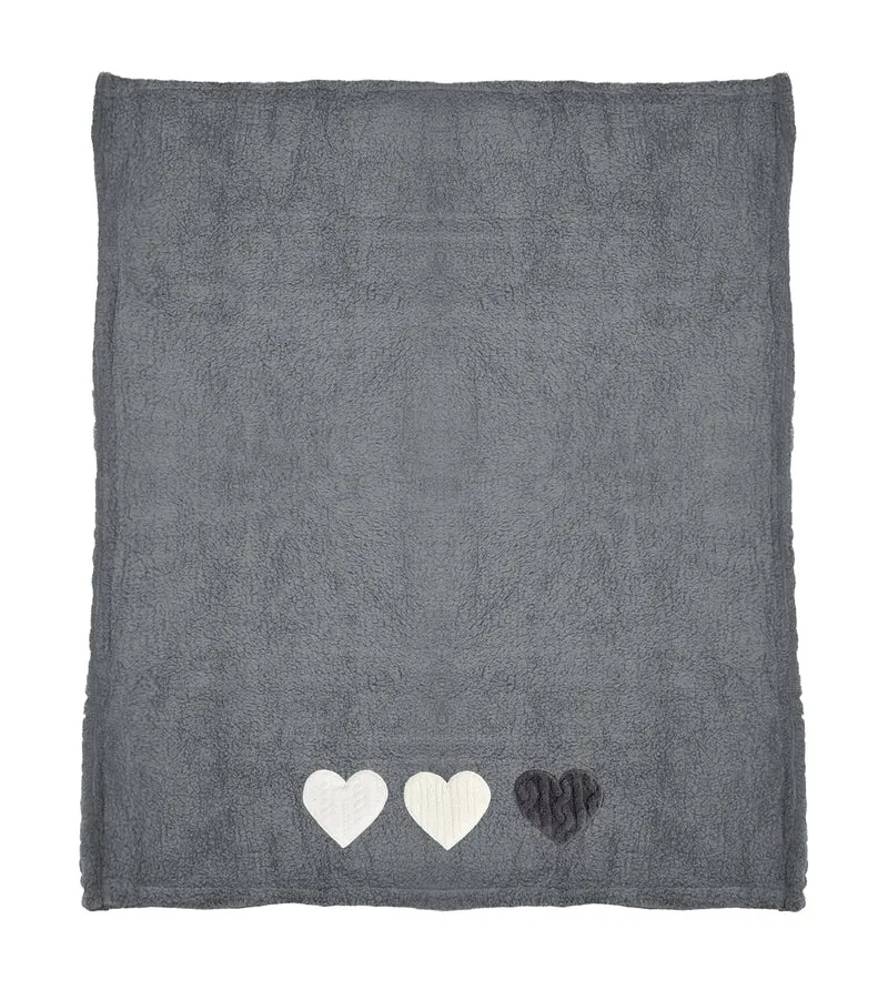 Plaid Morbidotto Three Hearts