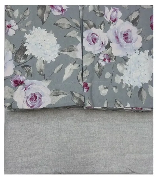 Completo Letto Matrimoniale Flanella Fiore – 100% Cotone Jolie Firenze