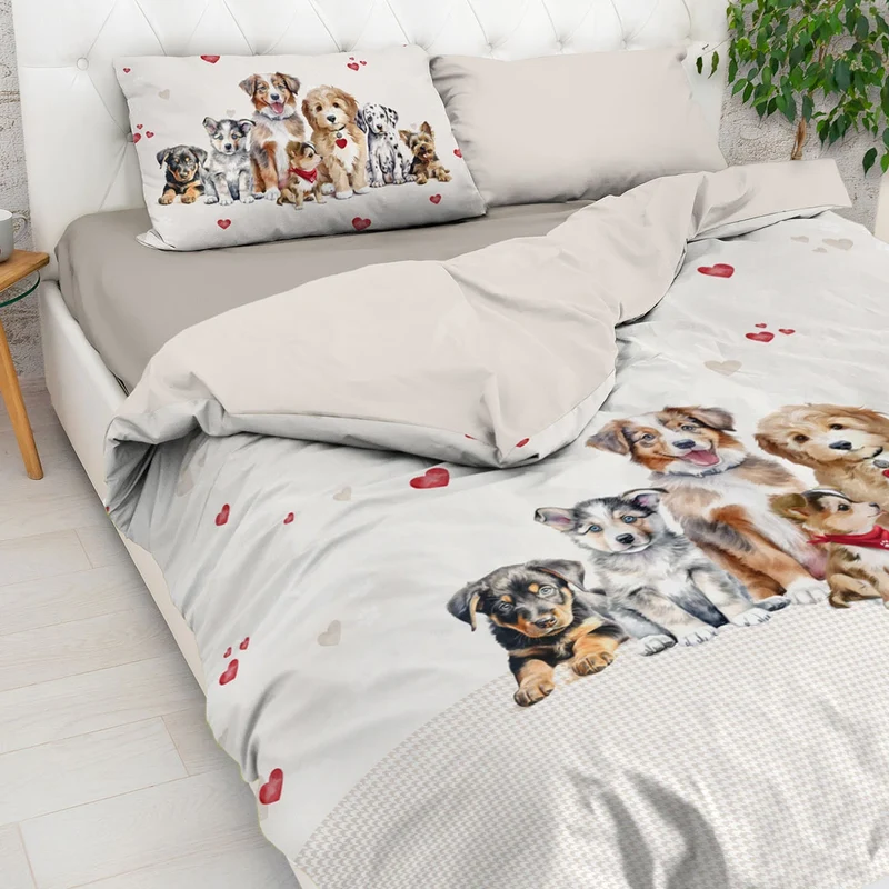 Parure copripiumino Batuffoli in 100% cotone Daunex