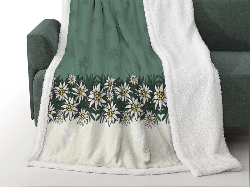 Plaid Morbidotto Alpiflora Calore Avvolgente e Design Montano