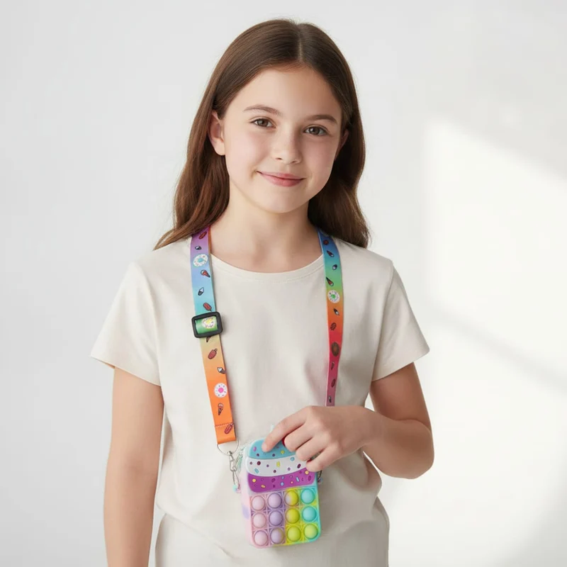 Borsa a tracolla pop it - Multicolore