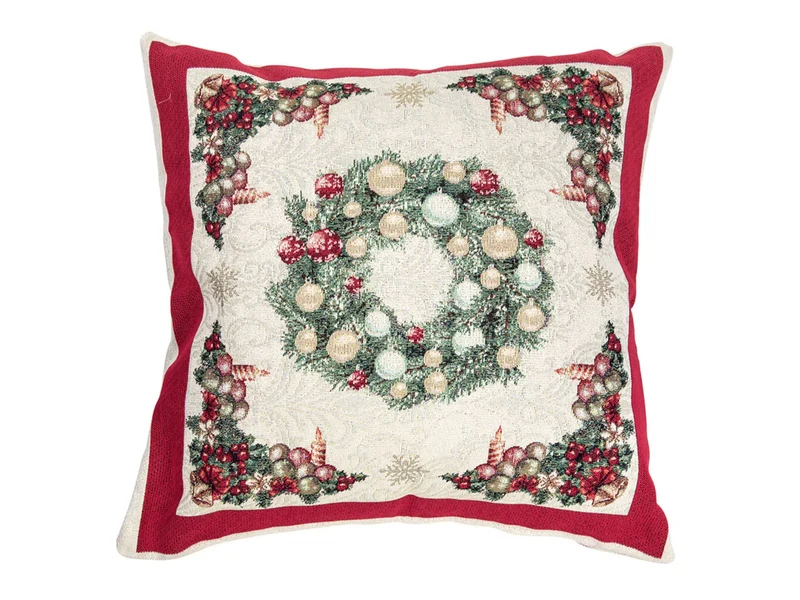 Fodera cuscino natale double-face misura 45 x 45 cm