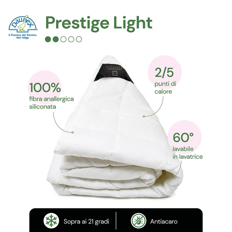 Piumone in microfibra Prestige Light Daunex
