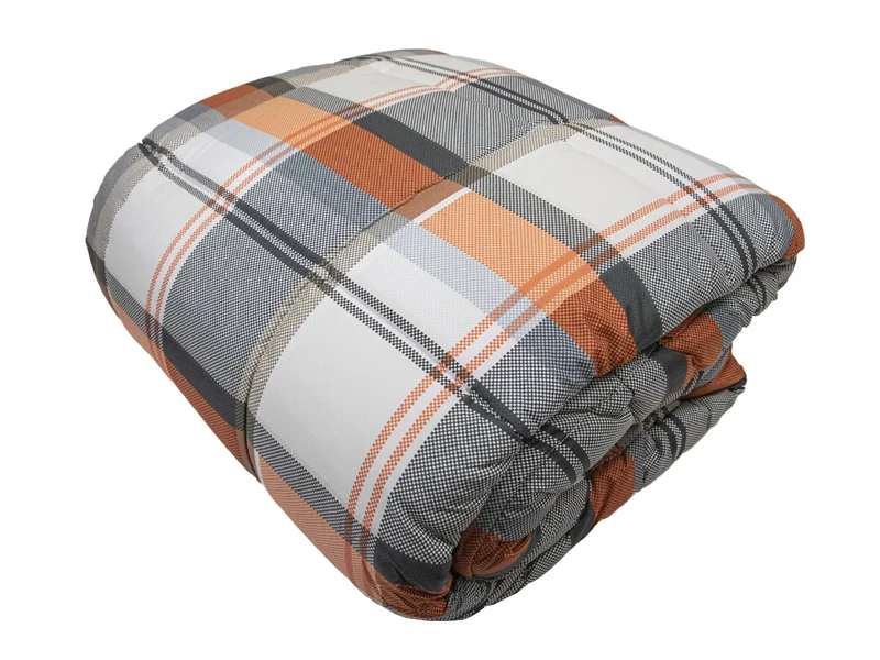Trapunta invernale in microfibra dublino Daunex colore arancio