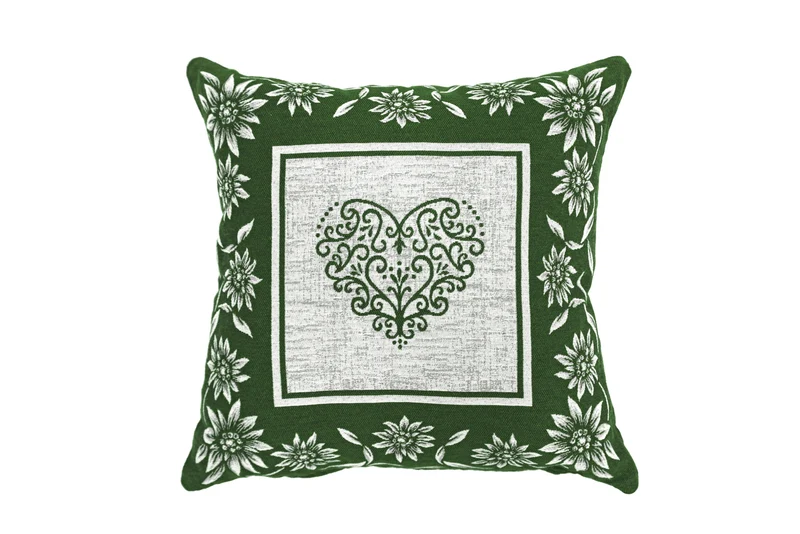 Fodera cuscino in stile tirolese paganella double-face misura 45 x 45 cm