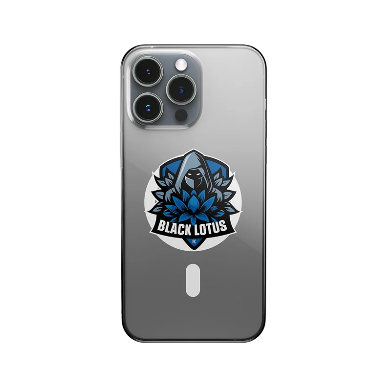 BLACK LOTUS - COVER MAGSAFE LOGO TRASPARENTE