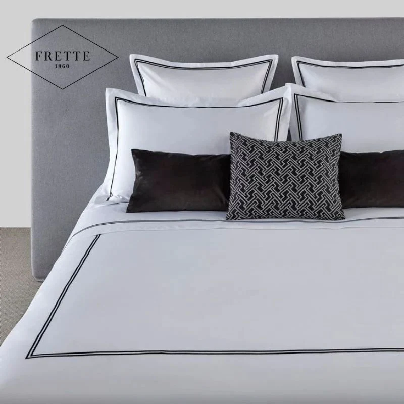 Copripiumino Raso Liscio 300 fili New York cm 220x240 (1 piazza e 1/2) - Frette
