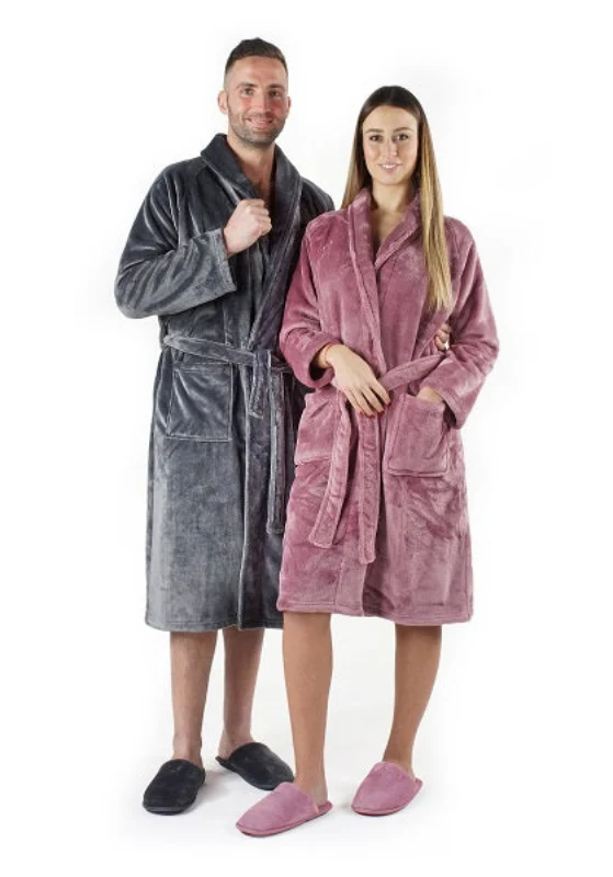 Vestaglia Unito Ellux effetto cachemire unisex di Jolie Firenze