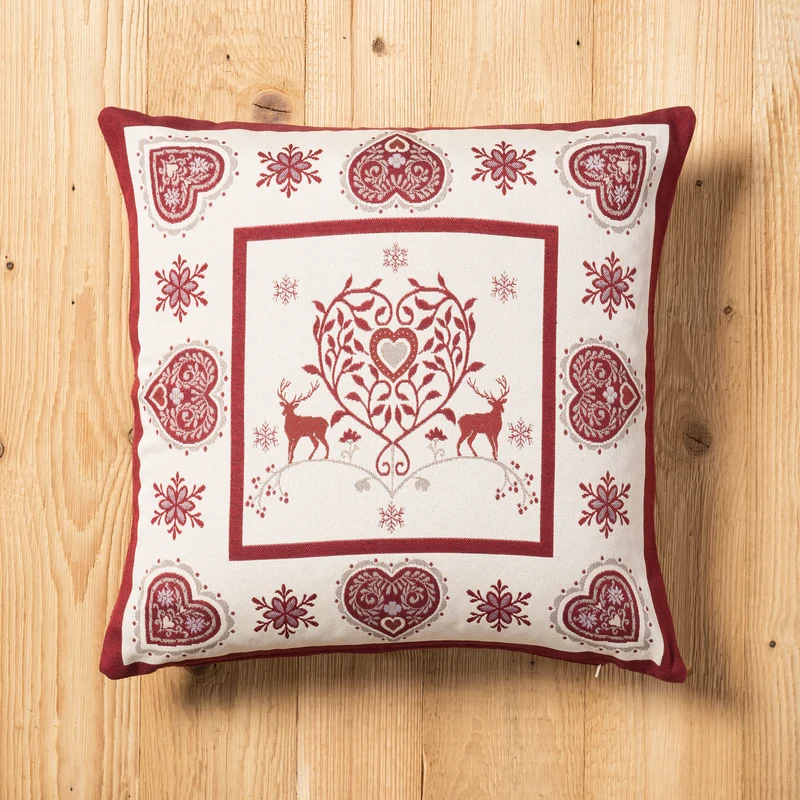 Fodera cuscino Val di Fassa double-face misura 45 x 45 cm