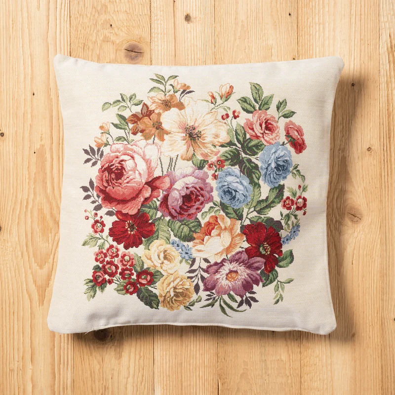 Fodera cuscino floral Daunex misura 45 x 45 cm