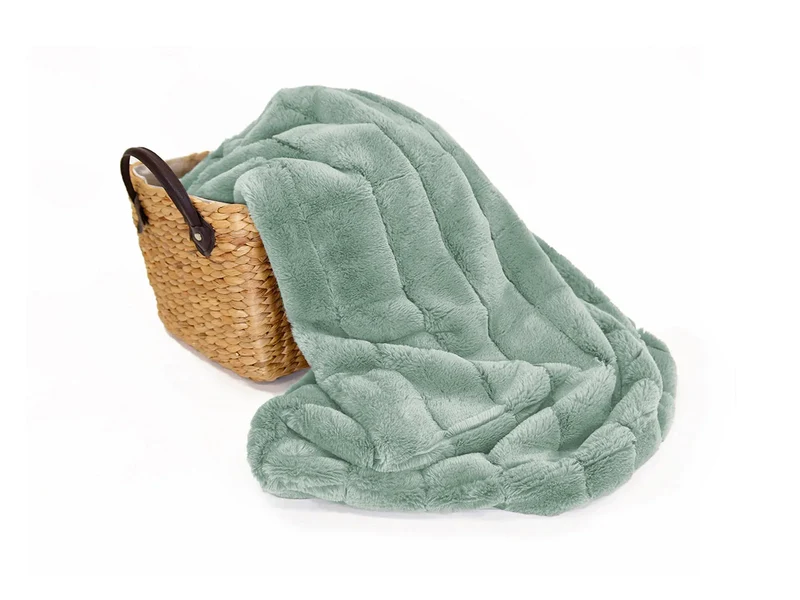 Coperta eco fur Daunex tinta unita