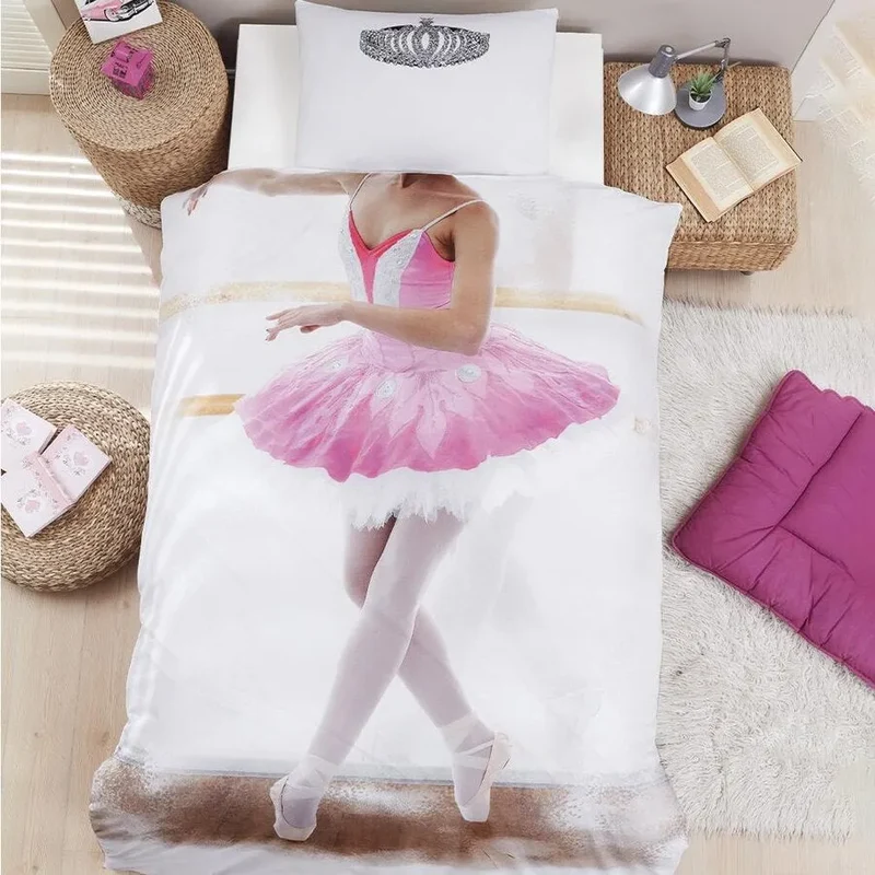 Parure copripiumino Daunex con stampa digitale fantasia dancer