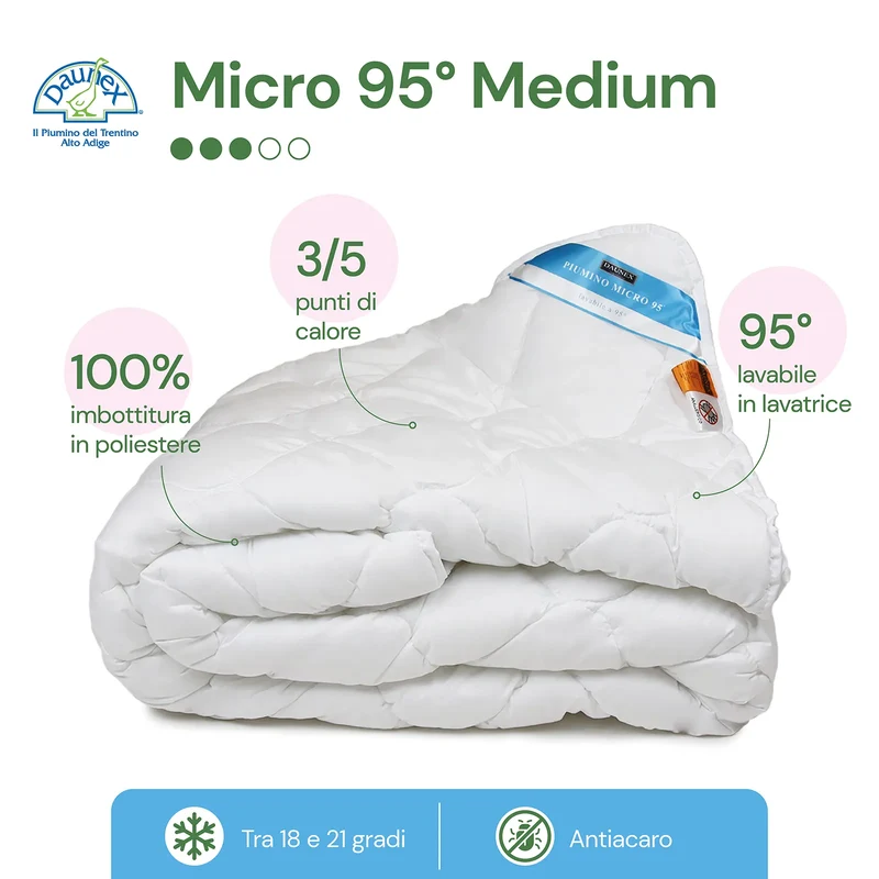 Piumino in microfibra Micro 95 Medium Daunex