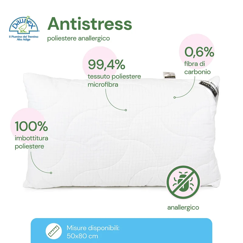 Guanciale anallergico Antistress Daunex
