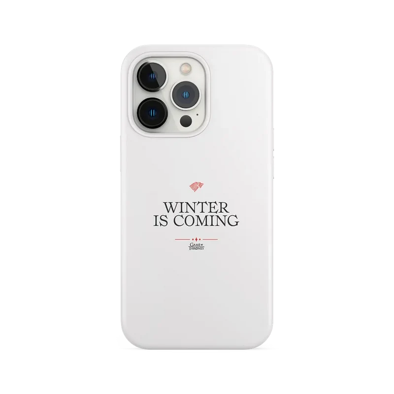 GAME OF THRONES - COVER WHITE "WINTER IS COMING"
