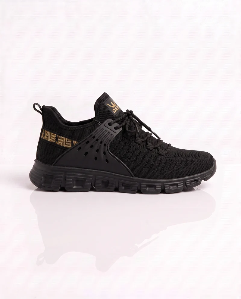 Sneakers nere con stampa Dios - Nero